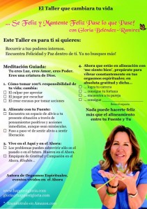 Taller Gloria Belendez-Ramirez